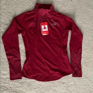 North face athletic quarter zip